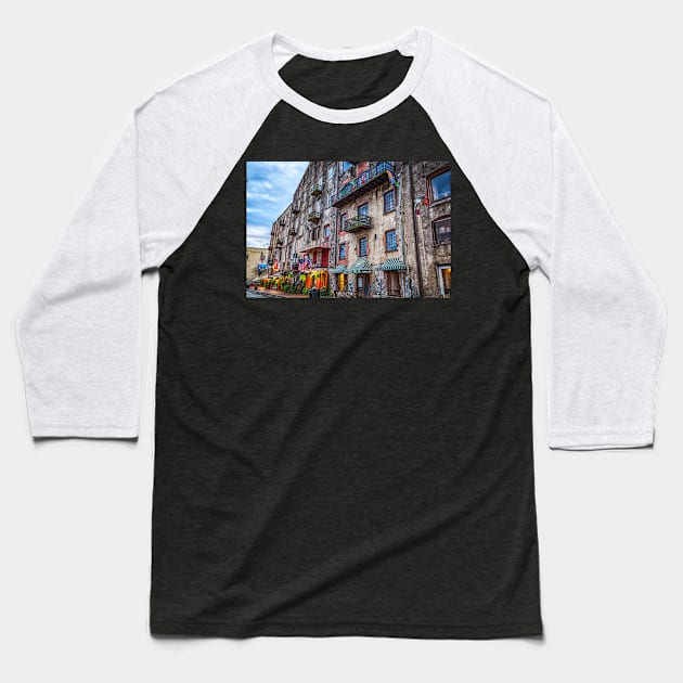 River Street Savannah Georgia Baseball T-Shirt by Gestalt Imagery